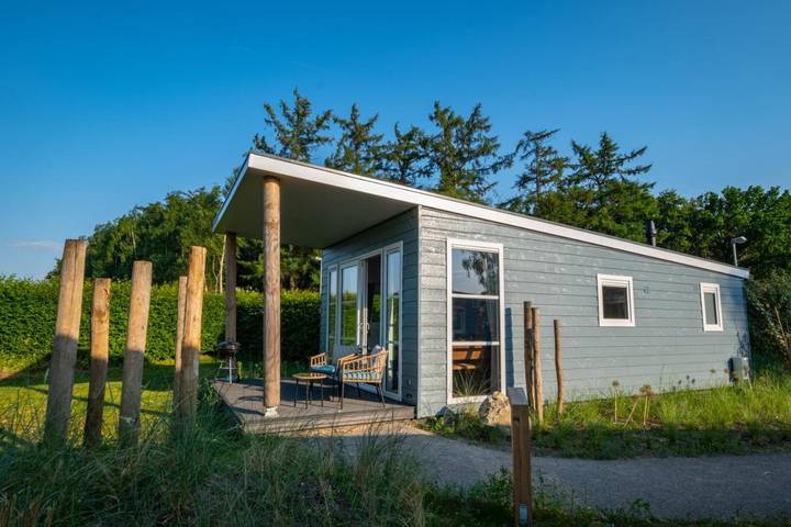 Zelt für 2 Personen, mit Terrasse und Garten sowie Seeblick und Ausblick in Haltern am See