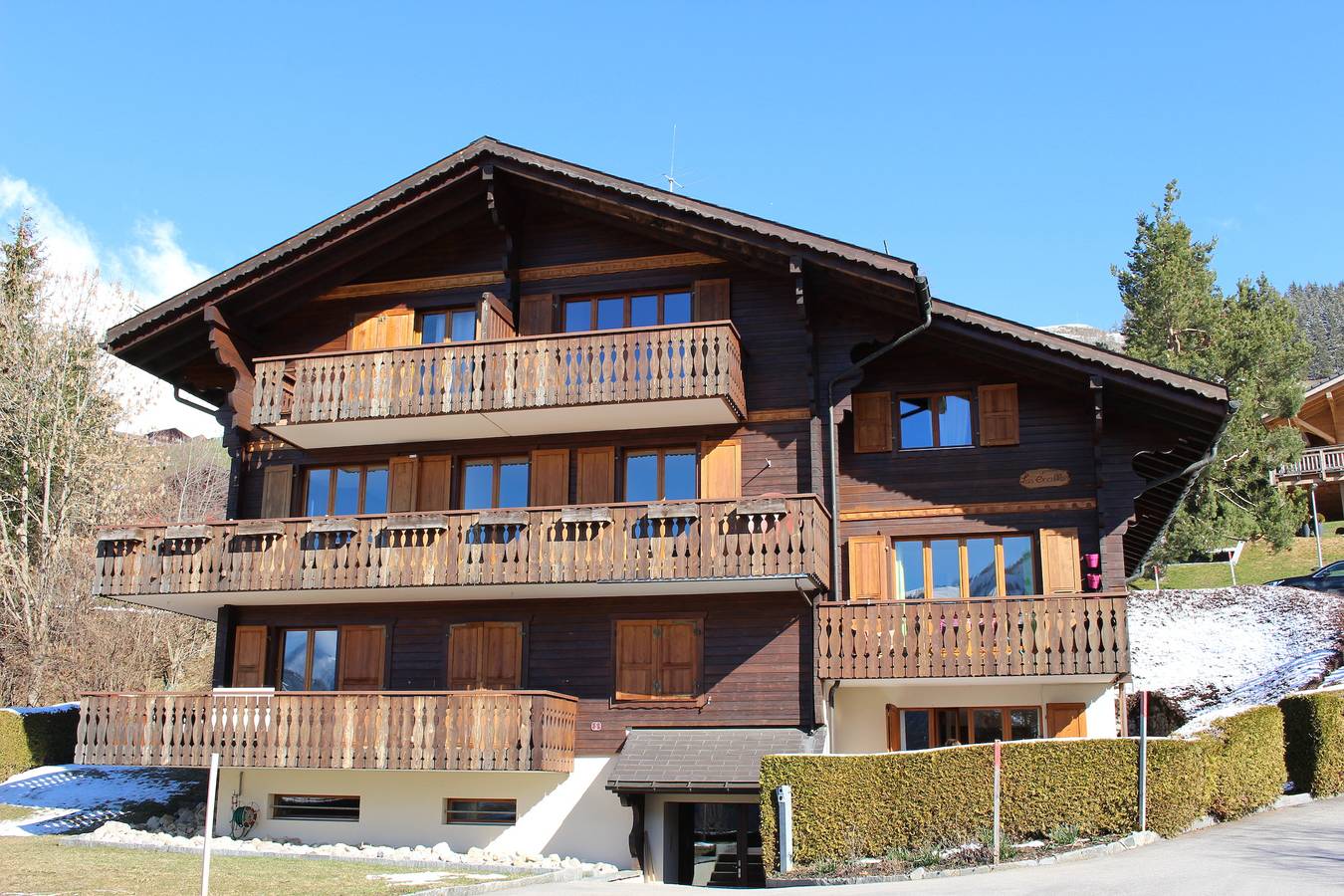Appartement de vacances entier, Appartement Les Erables - 1 chambre à coucher, 44m2, 4 personnes in Château-d' Œx, Alpes Vaudoises