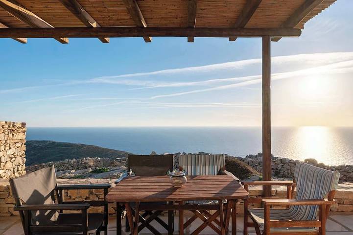 Location de vacances pour 4 personnes, avec Balcon dans Folégandros