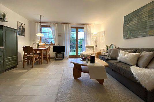 Ferienwohnung für 2 Personen, mit Terrasse und Seeblick sowie Ausblick in Wieck am Darß, Darß