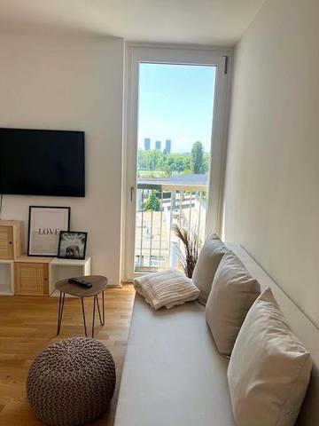 Ferienwohnung für 4 Personen, mit Terrasse und Sauna sowie Ausblick, mit Haustier in Wiener Prater