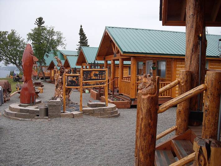 Cabane en bois pour 4 personnes, avec terrasse dans Alaska - 4