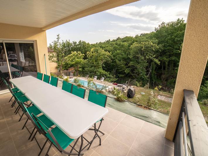 Ferienhaus für 12 Personen, mit Kinderpool und Garten, kinderfreundlich in der Ardèche - 4