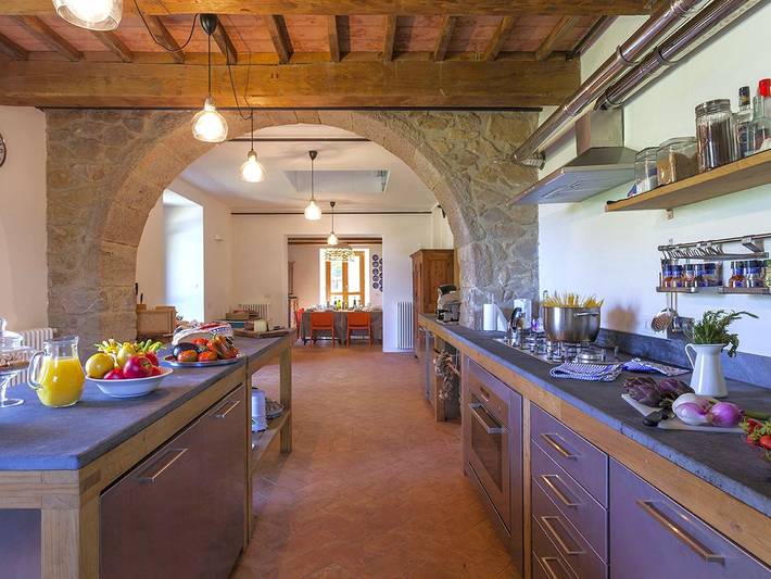 Palestra e vista panoramica; Casa colonica in Piancastagnaio, Siena e dintorni