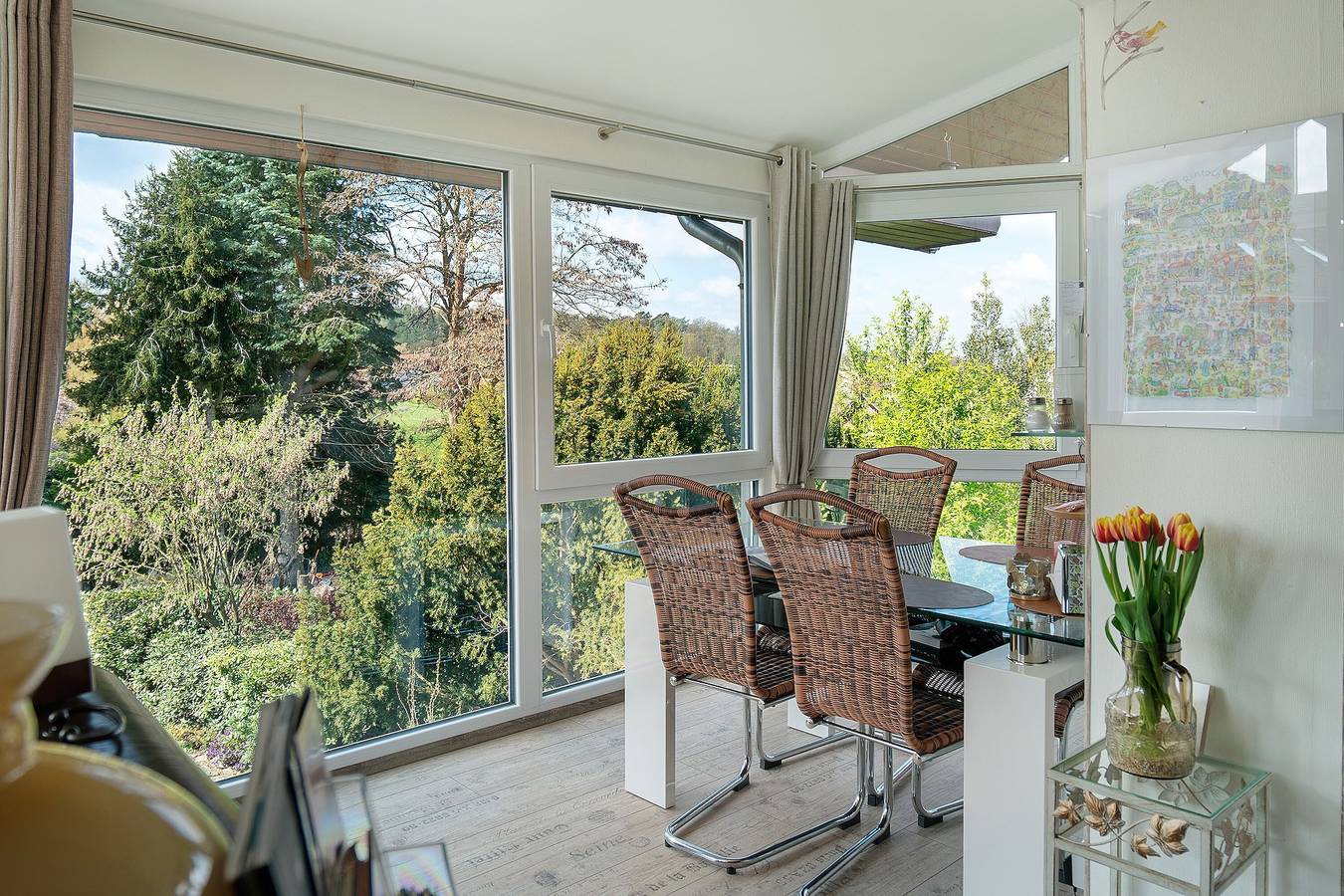 Ganze Wohnung, Apartment „Wintergarten Am Thingplatz“ mit Gemeinschaftsterrasse, Garten & Wlan in Rinteln, Landkreis Schaumburg