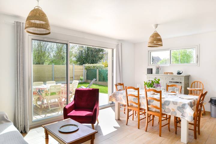 Location de vacances pour 6 personnes, avec terrasse et jardin à Saint-Aubin-sur-Mer (Calvados) - 3