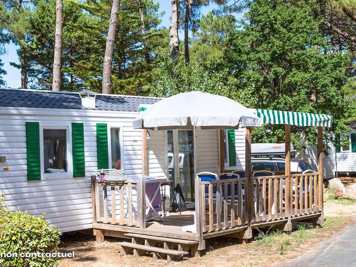 Mobil home pour 4 personnes, avec bassin pour enfant et terrasse dans Plage des Conches - 2