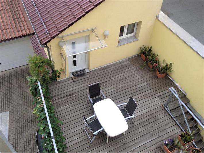 Ferienwohnung für 4 Personen, mit Balkon und Balkon/Terrasse sowie Terrasse und Garten in Erfurt - 4