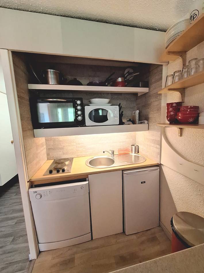 Gîte pour 4 personnes, avec balcon, adapté aux familles dans Arc 1800 - 4