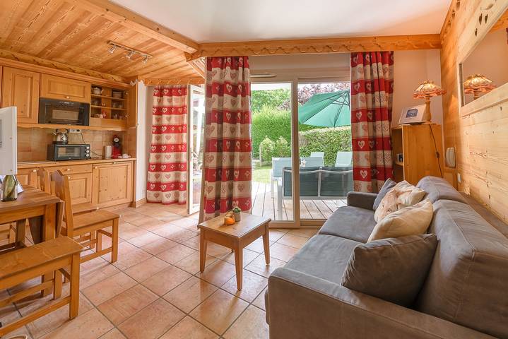 Appartement de vacances pour 4 personnes, avec jardin et terrasse