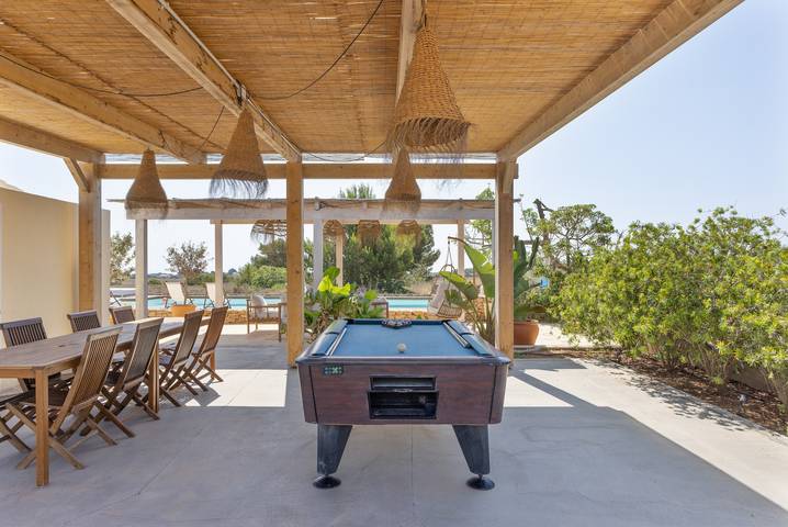 Casa de vacaciones 'Can Juan Pedro' con vistas al mar, Wi-Fi y aire acondicionado in El Pilar de la Mola, Formentera