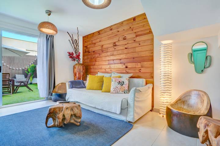 Vakantieappartement voor 6 personen, met tuin in Corralejo