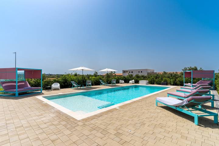 Estudio entero, Apartamento estudio "Le Scuderie 9" con balcón, piscina compartida y Wi-Fi in Galatone, Provincia de Lecce