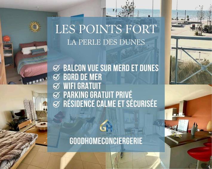 Gîte pour 6 personnes, avec balcon et vue dans Plage de Malo-les-Bains - 2