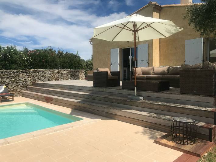 Location de vacances pour 6 personnes, avec jardin ainsi que terrasse et piscine à Saint-Quentin-la-Poterie - 4