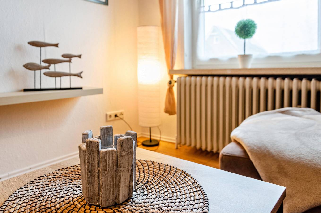 Ganze Wohnung, Ferienwohnung 'Ferienhaus Diekster - Obergeschoss' mit Gemeinschaftsterrasse in Norddeich, Norden und Umgebung