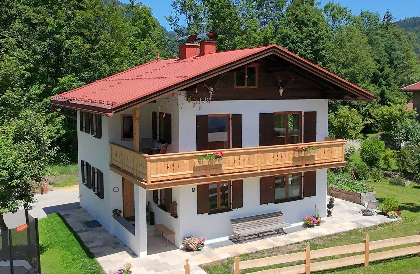 Ganze Ferienwohnung, Ferienwohnungen Am Steinbach - Ferienwohnung Stoaboch 25qm, mit Balkon in Reit im Winkl, Bayerische Alpen