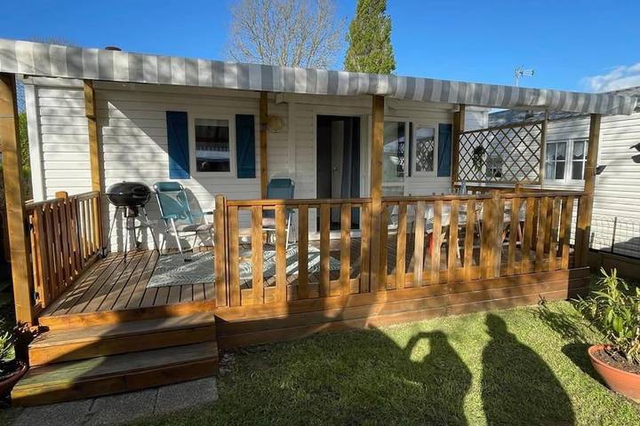 Chalet pour 5 personnes, avec jardin et piscine