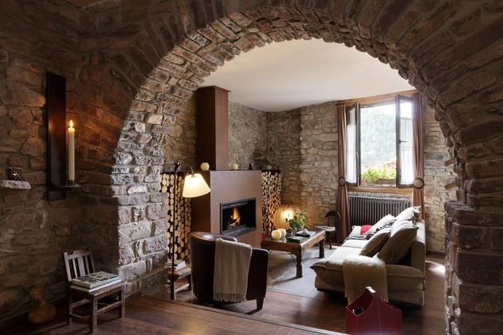 Casa rural para 2 personas, con jardín y terraza en Provincia de Huesca