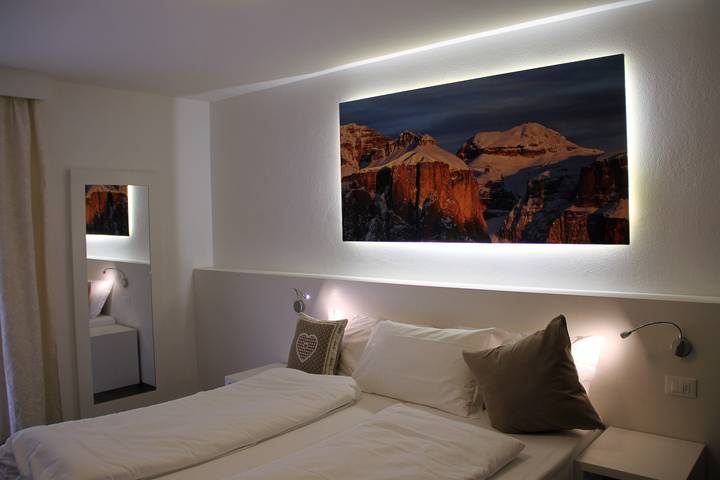 B&B für 2 Personen, mit Sauna und Balkon in den Dolomiten