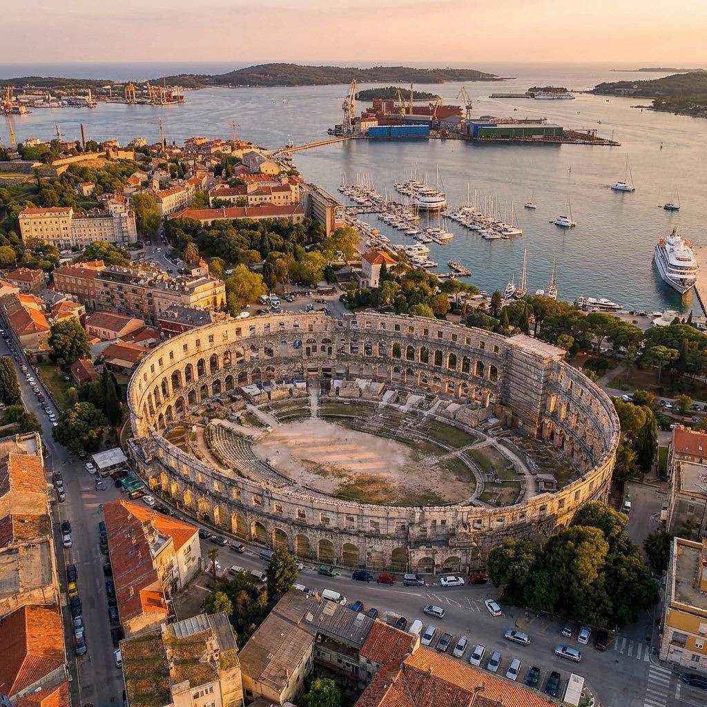 Apartamento entero, Modern apartment with 2 bedrooms near Arena in Pula-Medulin, Pula