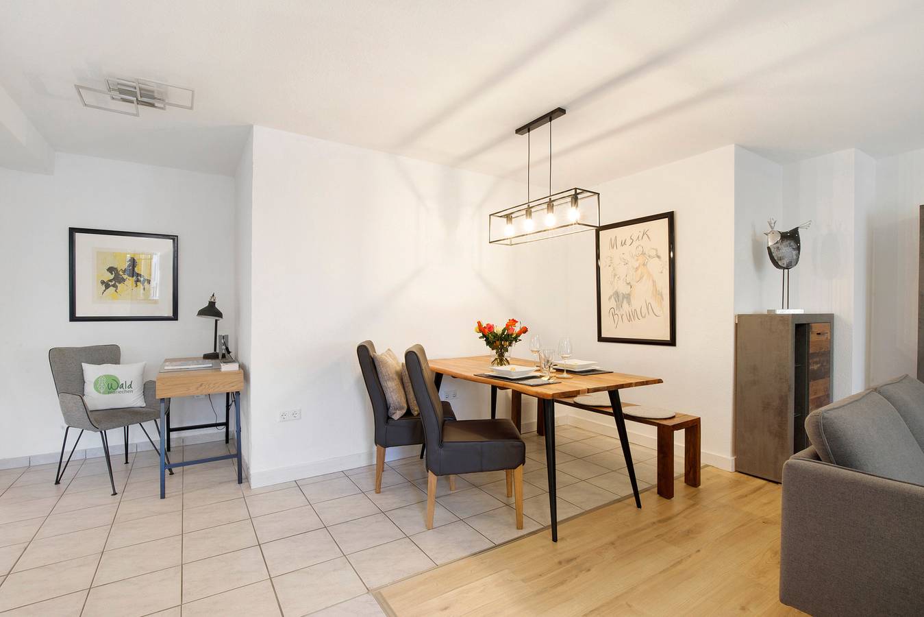 Ganze Wohnung, Apartment 'Waldmariechen' mit Gemeinschaftsgarten, Balkon und Wlan in Neresheim, Erlebnisregion Ostalb region