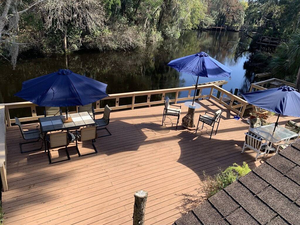 3 Houses on the River in Inglis, Levy County