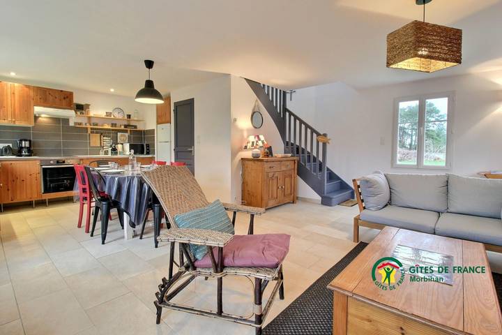 Gîte pour 5 personnes, avec jardin à Locmaria - 3