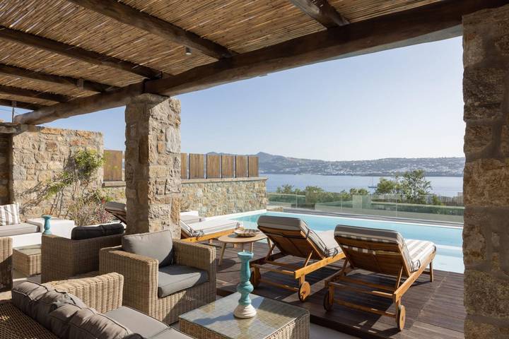 Casa vacanza per 4 persone, con Balcone e Terrazza a Mykonos