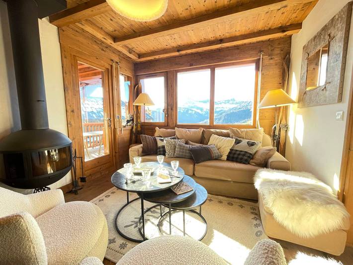 Location de vacances pour 4 personnes, avec Balcon et Terrasse à Crest-Voland