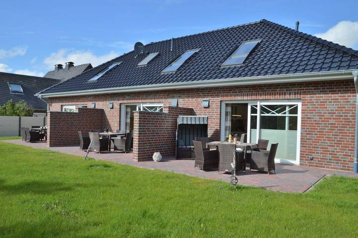 Ferienwohnung für 6 Personen, mit Terrasse und Garten sowie Sauna in Norddeich