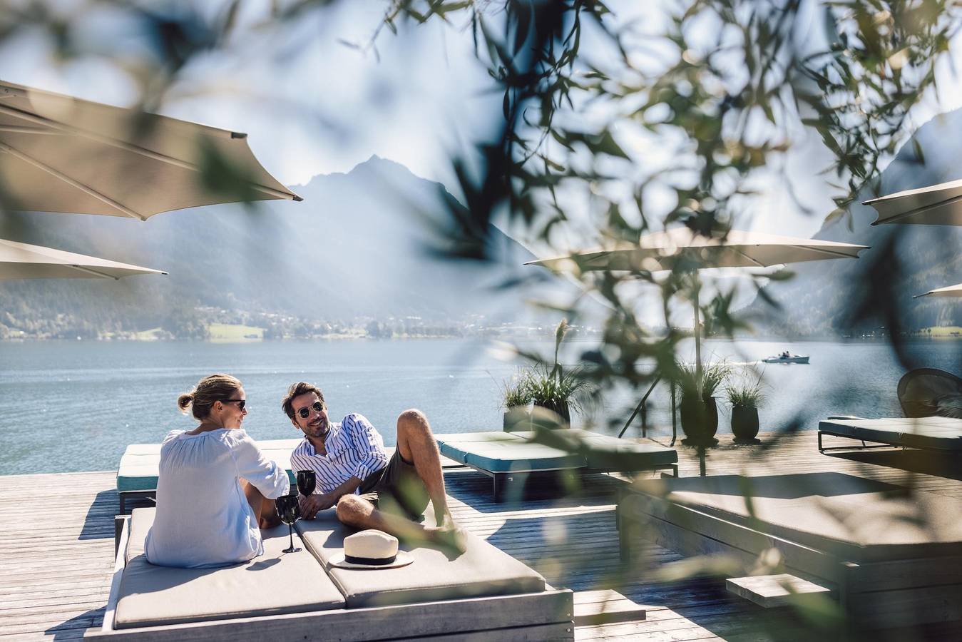 Halbpension seitlicher Seeblick Achensee in Pertisau, Eben am Achensee