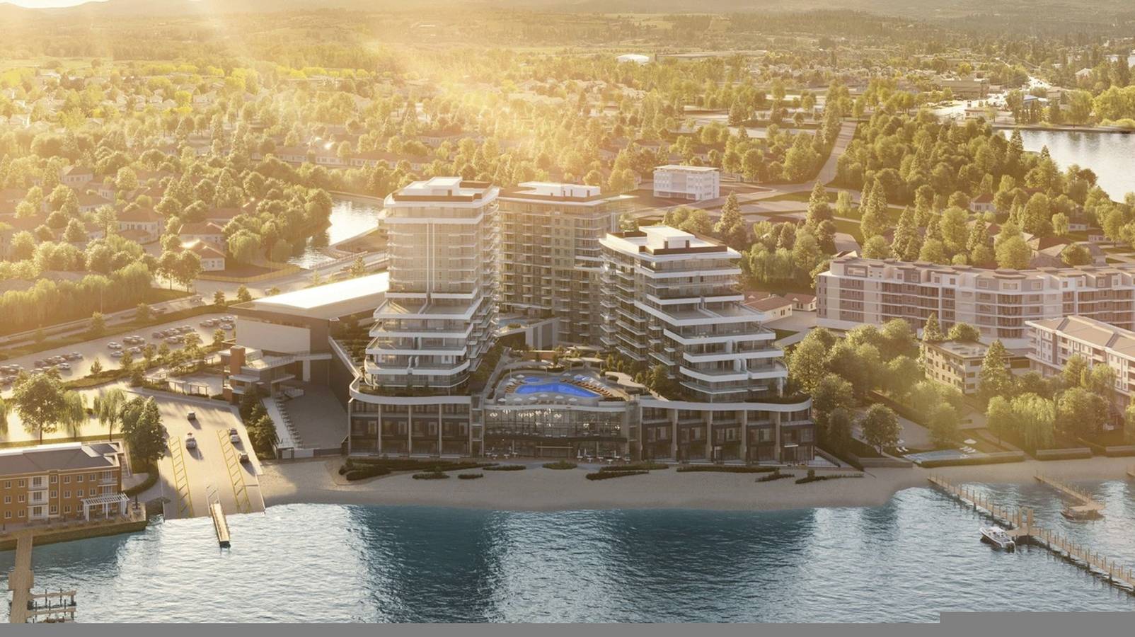 Geheel appartement, Aqua Waterfront Village - 2 Bedroom Luxury Condo in Kelowna, Central Okanagan