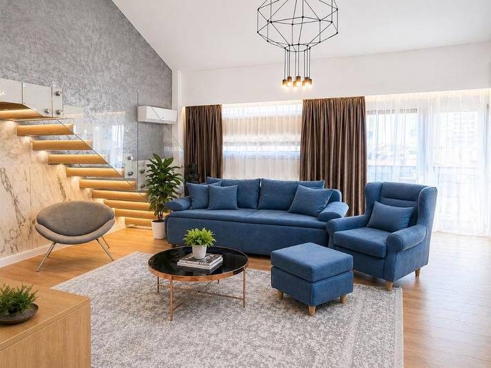 Appartement de vacances pour 4 personnes, avec Balcon ainsi que Terrasse et Vue dans Oradea