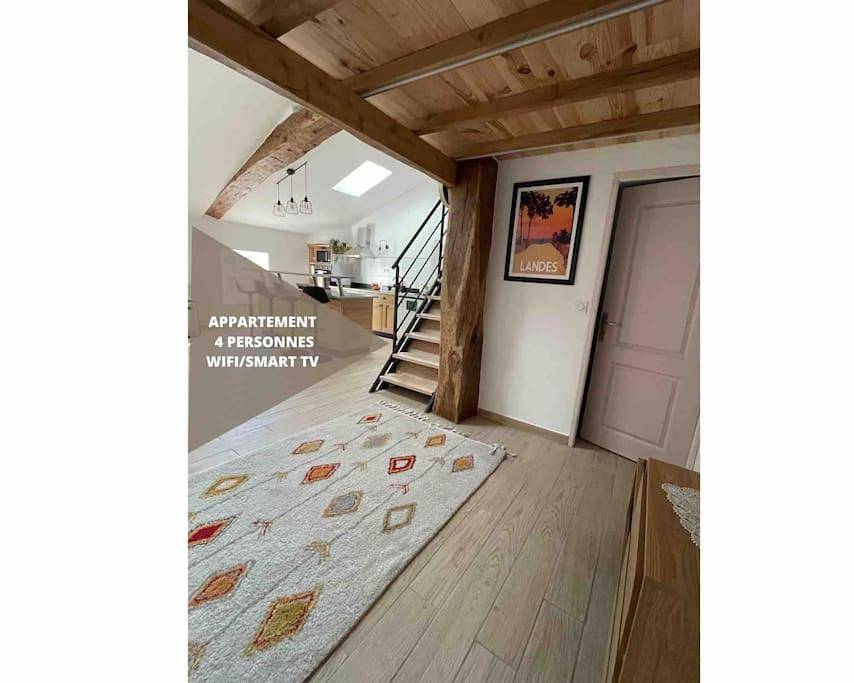 Appartement entier, Le nid de bois - Centre ville -Thermes-Center Parc in Casteljaloux, Région de Nérac