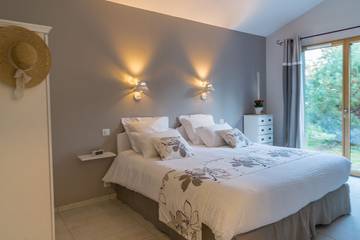 Chambre d’hôte pour 2 personnes, avec jacuzzi et jardin ainsi que piscine et terrasse en Nouvelle-Aquitaine