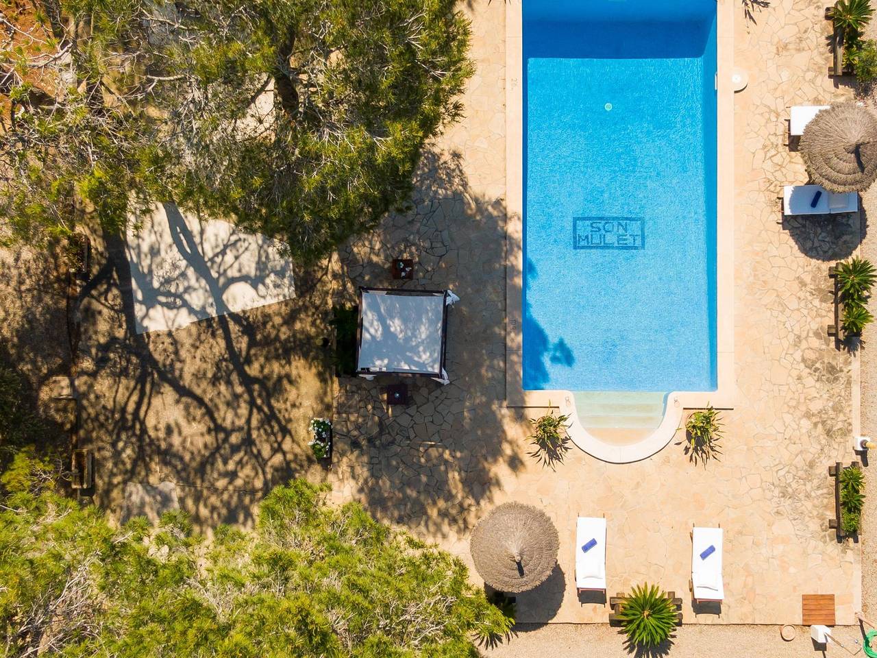 Son Mulet - Bonita villa con piscina privada y jardín en Llubí in Llubí, Interior de Mallorca