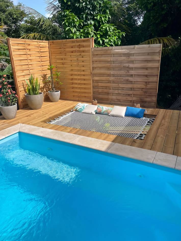 Bungalow acogedor Le Lamentin 20 m² piscina in Le Lamentin, Martinica