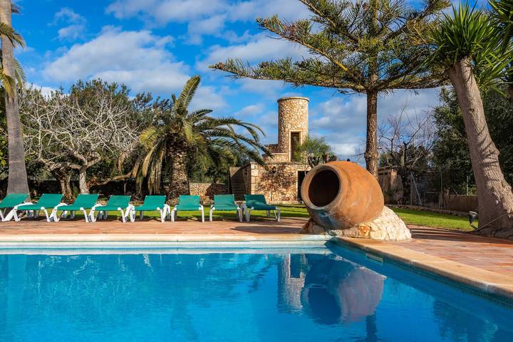 Finca am Strand für 12 Personen, mit Kinderpool und Garten in Sant Llorenç des Cardassar - 3