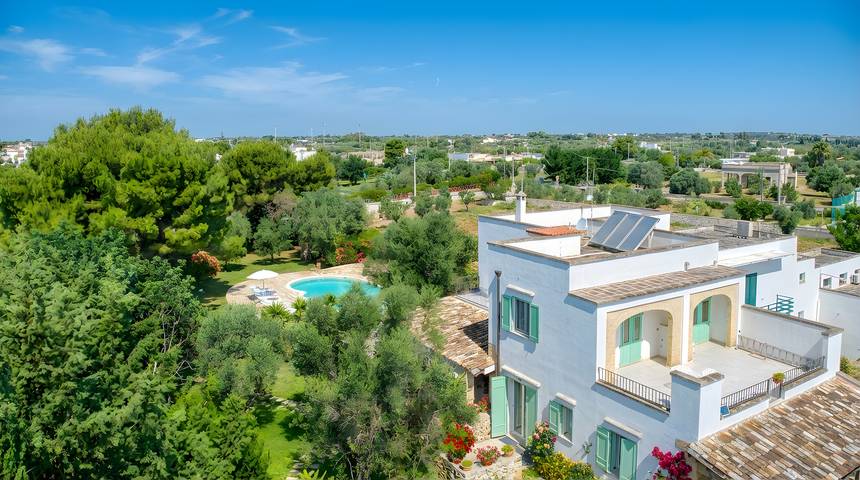 Villa für 14 Personen, mit Terrasse und Garten in Apulien - 3