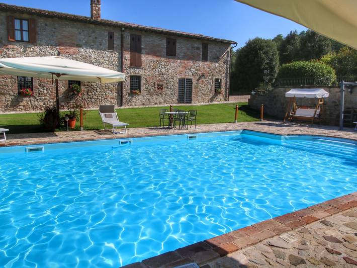 Appartamento vacanze per 4 persone, con Giardino e Piscina nonché Sauna a Todi