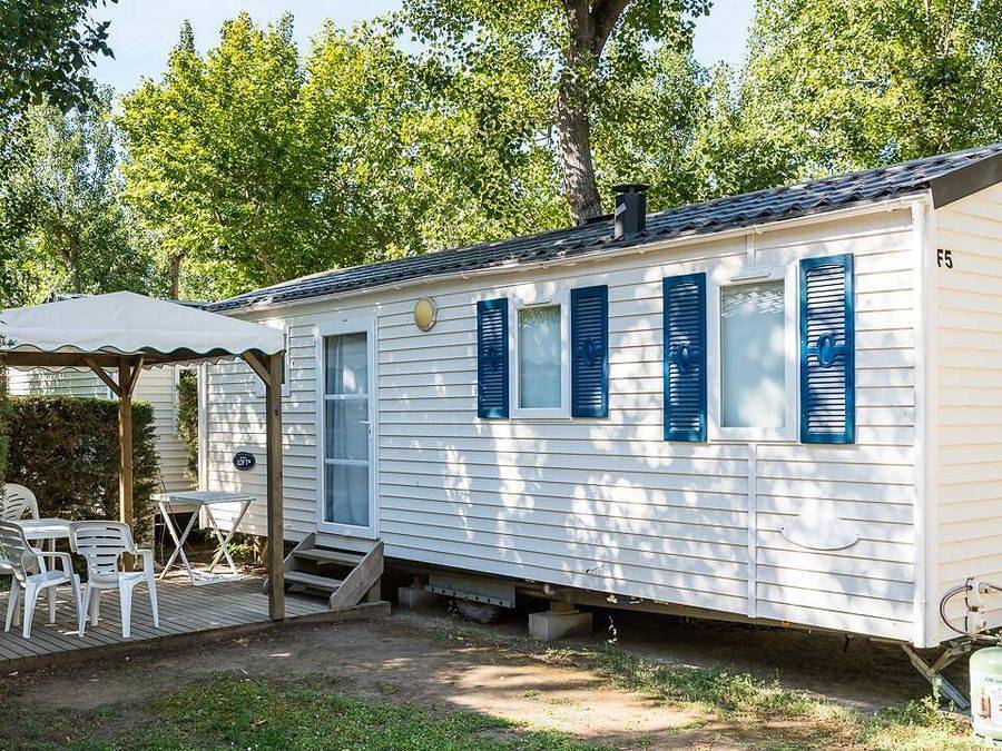 Camping La Palmeraie - Bungalow 4 personen - Classic | 2 Schlafz. | Einzelne Terrasse in Torreilles, Côte d'Améthyste