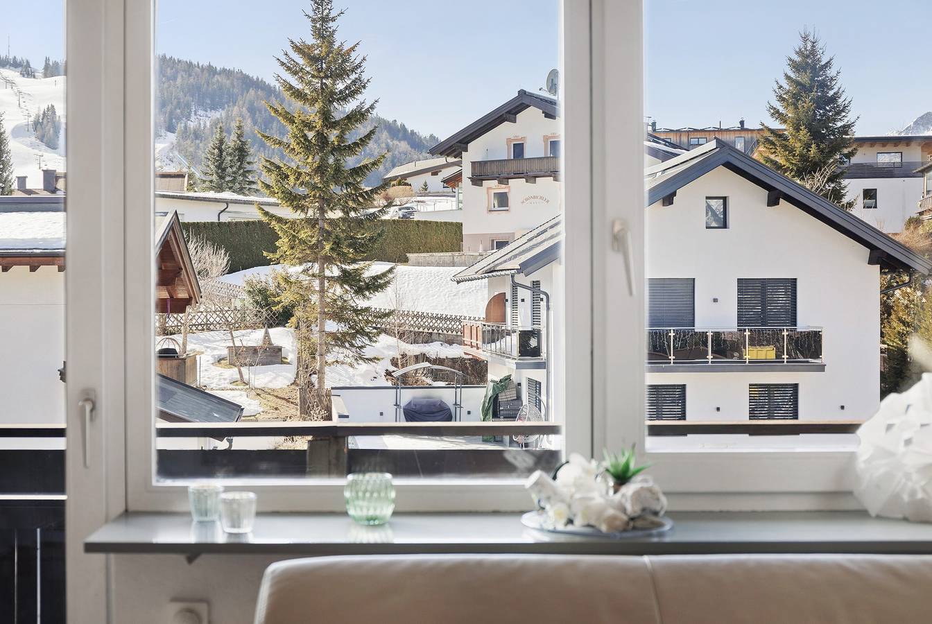Apartamento entero, Apartamento 'Haus Excelsior Top 32' con vistas a la montaña, balcón y Wi-Fi in Seefeld in Tirol, Distrito de Innsbruck-Land