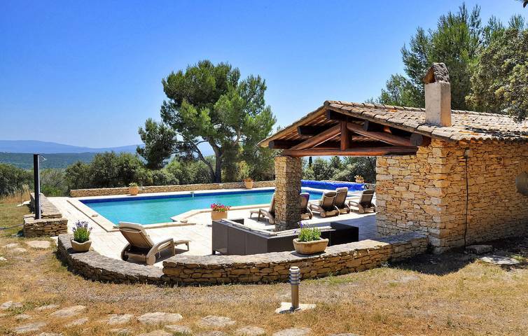 Location de vacances pour 10 personnes, avec terrasse, animaux acceptés à Cabrières-d'Avignon - 4