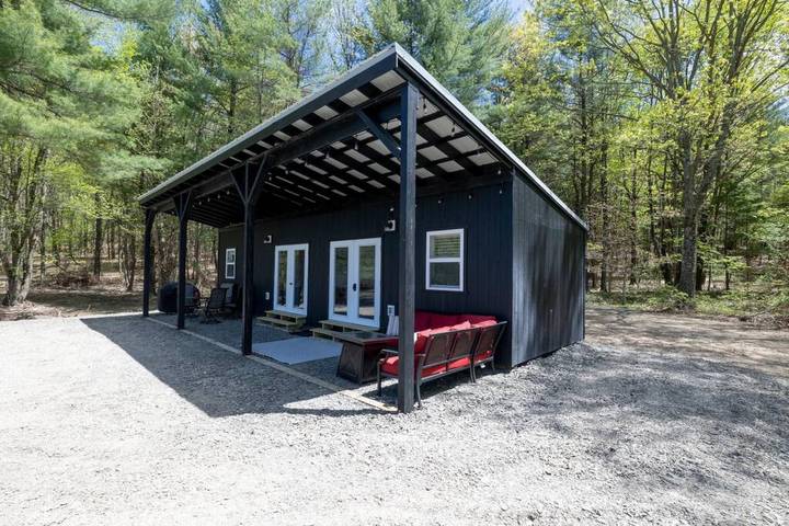 Casa de férias para 4 pessoas, com jardim e varanda e ainda vista para o lago, adaptado a crianças em Estado de Nova Iorque