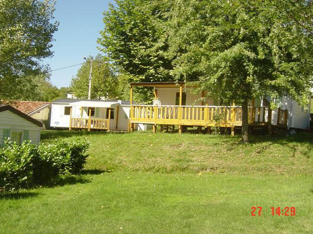 Mobil home - Terrasse in Saint-Girons (Ariège), Parque Natural Regional de los Pirineos de Ariège