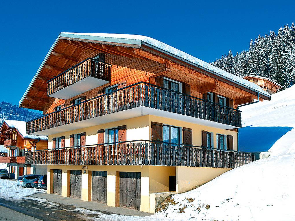 Appartement de vacances entier, Appartement de vacances pour 8 personnes avec balcon in Chatel, Les Portes du Soleil