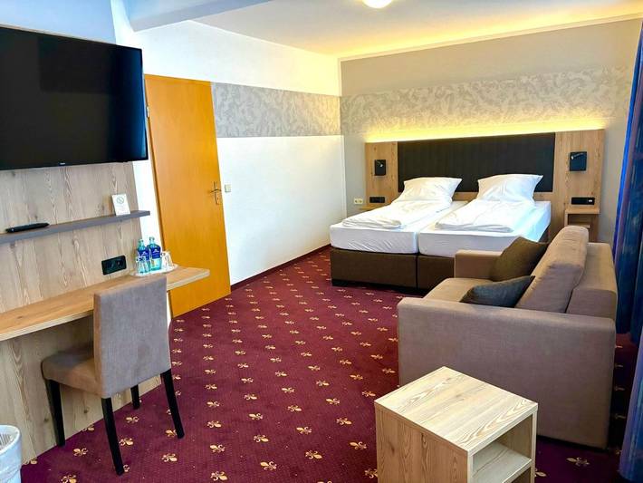 Hôtel pour 2 personnes, avec jardin, adapté aux familles à Wolkenstein (Allemagne) - 3