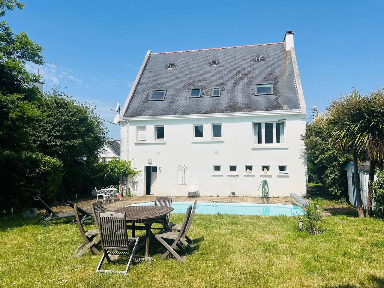 La Parenthèse Océane – Piscina privada, jardín y Wi-Fi cerca de la playa in Le Cabellou, Concarneau