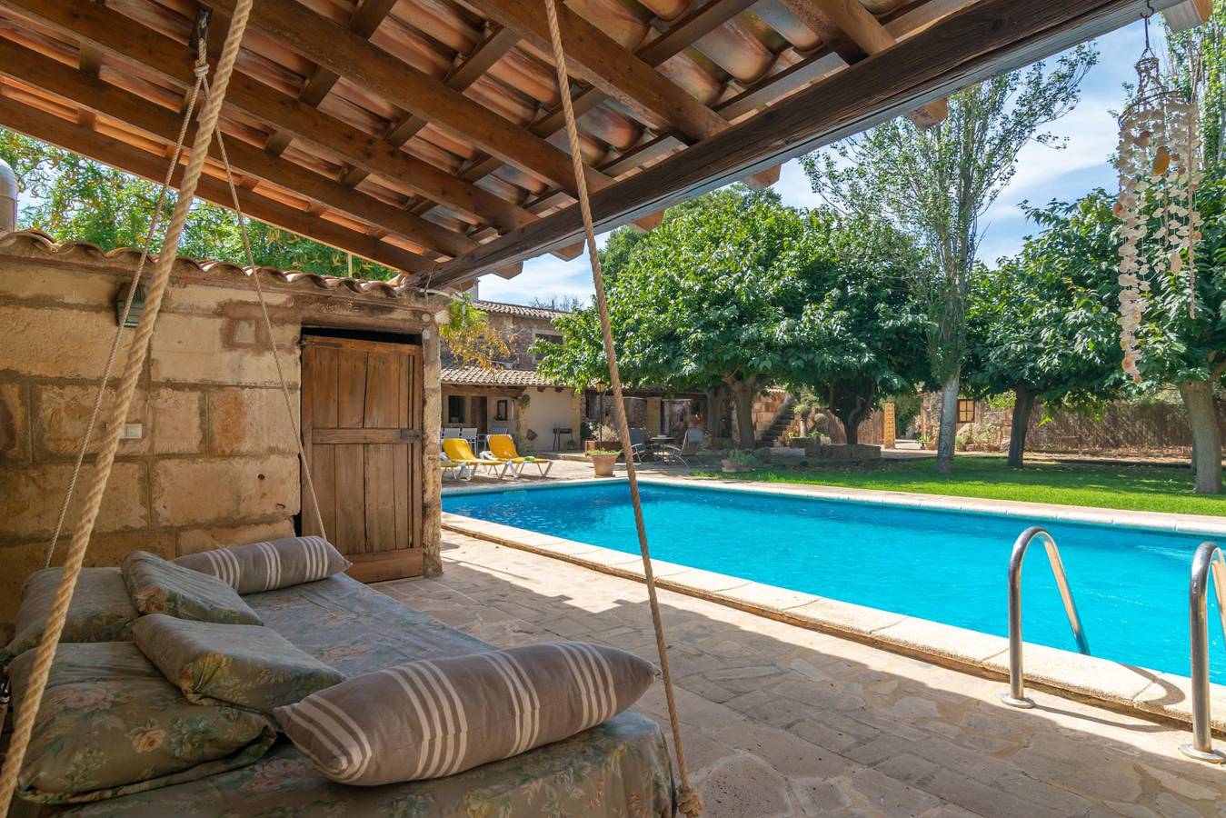Son Arboç Gran - Villa avec piscine privée et connexion Wi-Fi gratuite. in Algaida, Majorque l'intérieur des terres